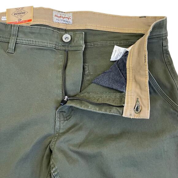 Weatherproof Vintage Mens Sz 36x30 Flax Utility Pant Straight Fit Stretch Twill - Picture 8 of 15